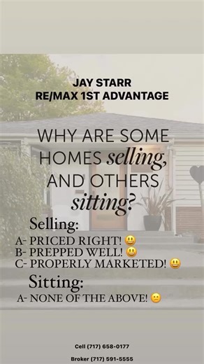 Why are some homes selling and other sitting, especially as more...