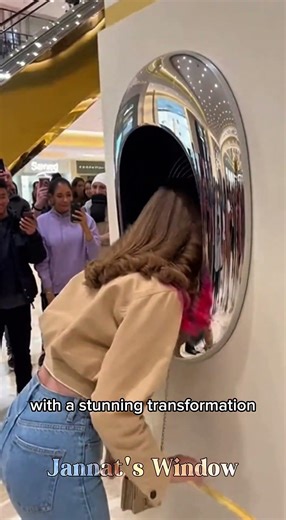 Dubai Mall Hair Pod Transformation Shocks Shoppers #hairtransformation #hairstyle