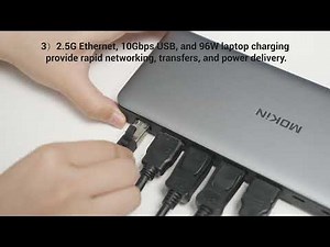 Discover Mokin’s 15-in-1 hunderbolt™ 4 Docking Station!