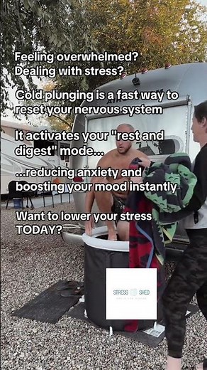 Feeling overwhelmed by dealing with stress? Cold plunging might be your new best friend