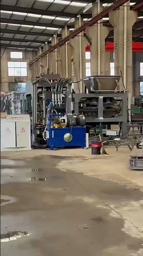 block machines running together — full speed for on-time delivery #brick machine #automatic #brick