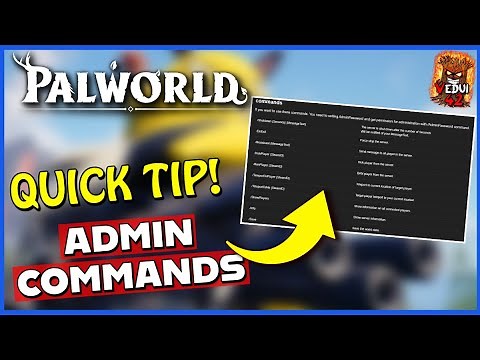 ADMIN Commands in Palworld 🦄