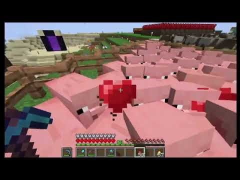 4 hours and 25 minuets of minecraft (Part 111-115) (No talking Error) (No sound)