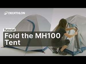 TUTORIAL - How to fold the quechua MH100 TENT (3p)? | Decathlon_QUECHUA