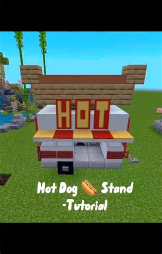 Minecraft HotDog Stand Tutorial for Creative Builds
