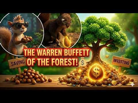 The Smart Squirrel 🐿️💰 The Power of Compounding Explained | English Moral Stories