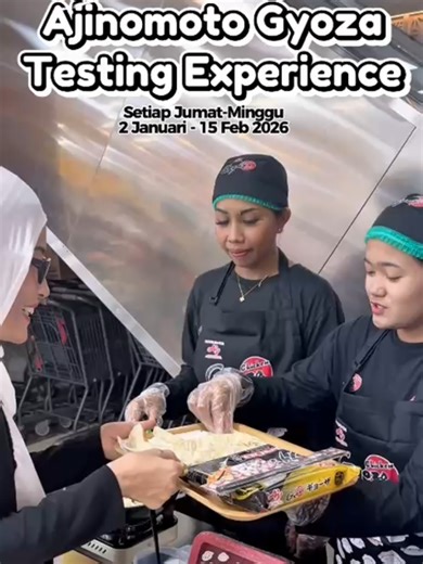 Nikmati Gyoza Autentik Jepang di Booth Testing