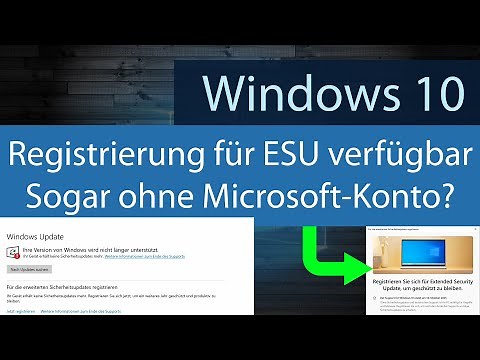 Windows 10 - Registrierung für Sicherheitsupdates (ESU) jetzt verfügbar (auch ohne Microsoft Konto)