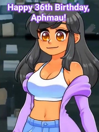 Happy 36th Birthday, Aphmau! #aphmau #aphmaucrew #minecraft #minecraftyoutuber #birthday ‎⁨@Aphmau⁩