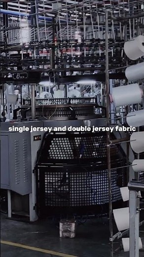 knitting process at Textile industry