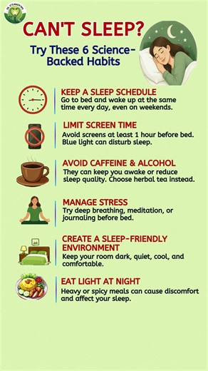 6 Daily Habits for Better Sleep Naturally | Sleep Faster & Wake Up Refreshed | Dr. ZT's Health Tips
