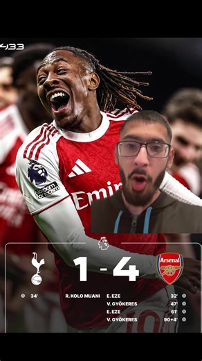 Tottenham vs Arsenal 1-4 Match Reaction and Highlights