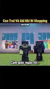 The Difference Between Boys and Girls When Shopping ??! 🤣 - Episode 1346 #shorts #minecraft