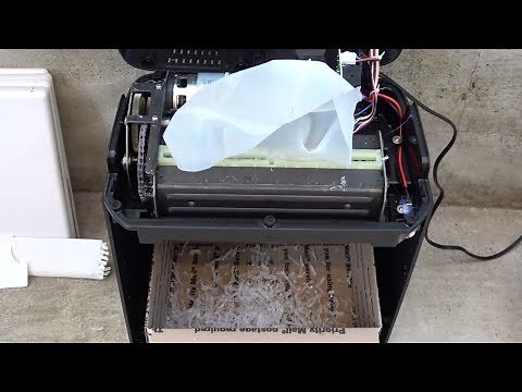 Precious Plastic S01E01: Shred plastics with a paper shredder