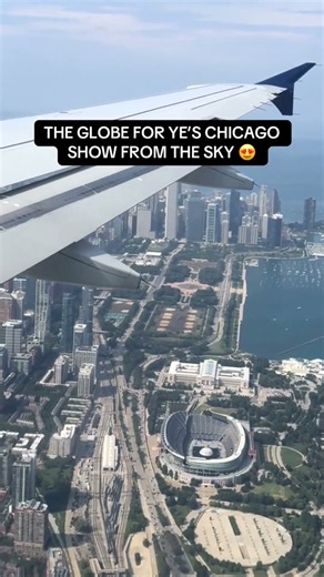 Ye live Chicago stage is ready 😎✨ #ye #kanyewest #yetour #chicago #soldierfield