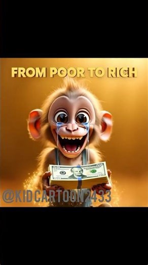 Monkey AI video 🐒 | Monkey ki Kahani | Monkey 🐵 #cartoon #story #viral #shorts