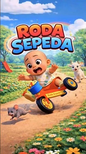 Roda Sepeda Berputar Putar 🚲 | Lagu Anak Animasi ala Pixar Seru lucu & Ceria!