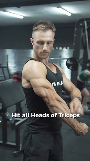 🎯Target all Heads of the triceps: Long Head, Lateral Head, Medial Head! #triceps #tricepsworkout #tricepsexercise #gym #gymlife #gymmotivation #sport #allenamento #workout #fit #fitness #palestra #salute #health #workoutoftheday #armworkout | Manishphysique2.0