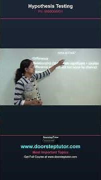 What is Hypothesis? UGC NET Paper 1 Complete Lectures @ doorsteptutor.com Call 9998008851