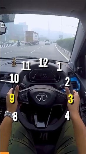 Correct Way To Hold The Steering Wheel #cars24