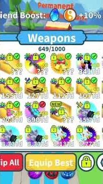 Purshasing Yo-Yo Blade | Weapon Fighting Simulator