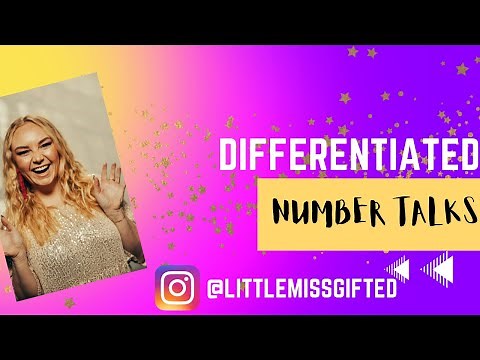 Differentiated Math: Number Talks