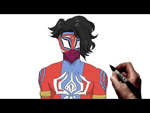How To Draw Spider-Man India | Step By Step | Across The Spiderverse