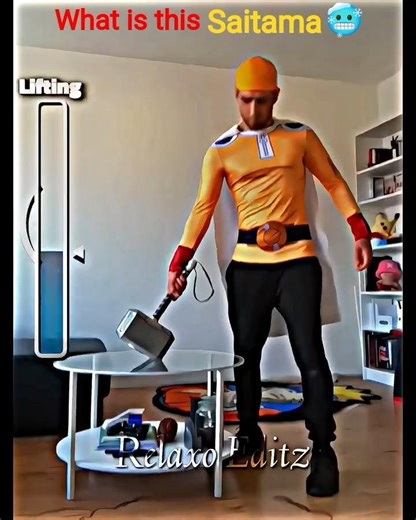 Saitama Lifts Thor’s Hammer Like It’s Nothing 😳⚡