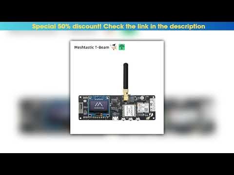 Slide LILYGO® TTGO Meshtastic T-Beam LoRa ESP32 Development Board 433/868/915MHz LoRaWAN Module Cir