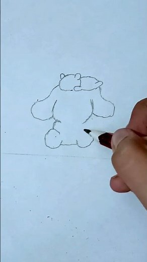 Sanrio characters drawing cinnamoroll #shorts