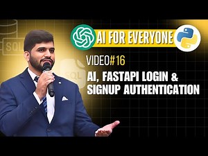 #16- FastAPI Login & Signup | JWT Authentication Feature for AI Apps