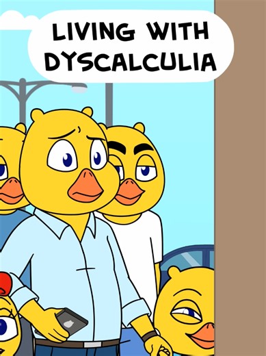 When everyone’s waiting... and the numbers just won’t make sense. © 2026 Dr Hen Says LLC. All rights reserved. #dyscalculia #learningdifferences #drhensays #animation