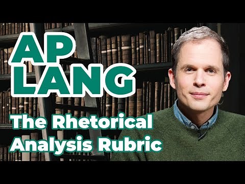 AP English Language: Rubric Walkthrough for Q2: Rhetorical Analysis