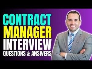 Top Contract Manager Interview Questions and Answers for 2025 | Must Watch Before Your Interview