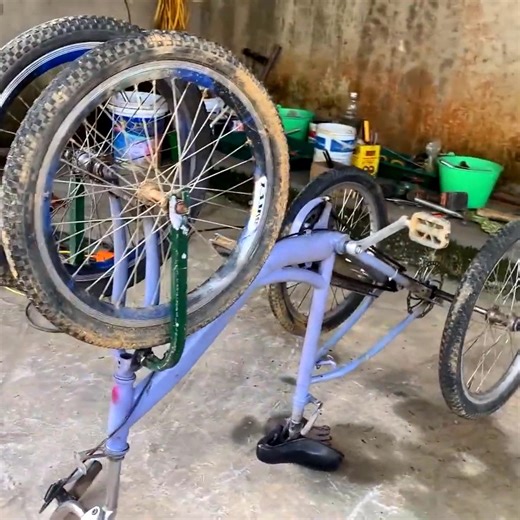 105K views · 1.2K reactions | Turn This Idea Into Reality: Make a 4-Wheel Bike at Home! #diy #welding #creativity | Delta Gaming | Facebook