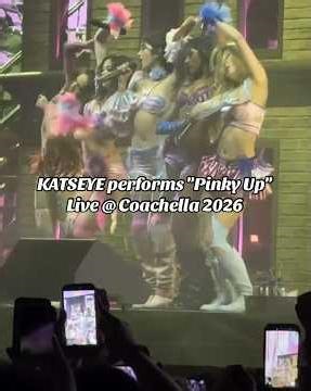 KATSEYE Performs "Pinky Up" Live at Coachella 2026! 🎤🔥 [FANCAM] #KATCHELLA