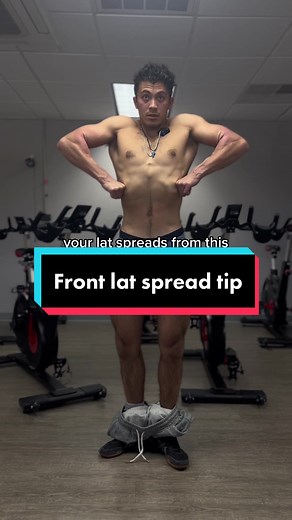Front lat spread tips #bodybuilding #frontlatspread #latspread #posingtip