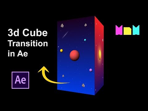 3D Cube Transition in After Effects | After Effects Tutorial