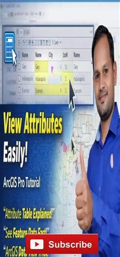 ArcGIS Pro Attribute Table Tutorial I Attribute Table & Identify #arcgis#education #sorts #viral