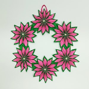 4.2K views · 83 reactions | How to Make Paper Christmas Wreath | Paper Wreath for Christmas Decorations | Christmas Crafts #christmas #papercraft #Christmas #wreaths #wreathmaking #christmaswreath #decoration #christmasdecor | MNS Crafts | Facebook