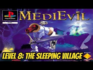 MediEvil (PS1) – Level 8: The Sleeping Village 100% ALL SECRETS Walkthrough