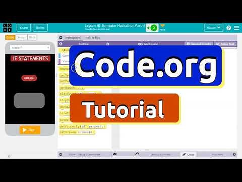 Code.org If Statement Conditional Tutorial