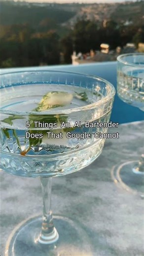 5 things an AI bartender does that Google cannot