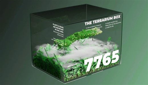 超现实主义3D现代动态立体玻璃盒视频标题排版布局片头介绍AE设计模板Out Of The Box