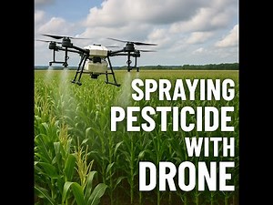 🌽 Revolutionizing Corn Farming: Drone Pesticide Spraying in Action! 🚁✨