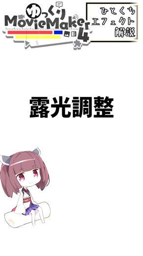 露光調整【YMM4ひとくちエフェクト解説】