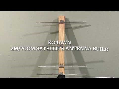 How to build and test a 2m/70cm satellite antenna.