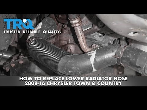 How to Replace Lower Radiator Hose 2008-16 Chrysler Town & Country