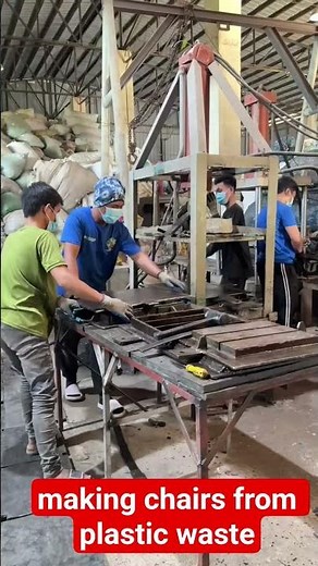 making chairs recycling ‪@Precious-Plastic-Official‬ #realpreciousplastic