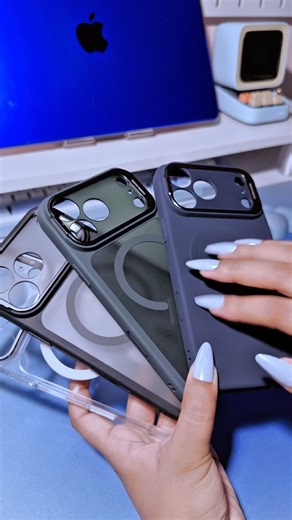 iphone 17 pro max refresh with ‪@ESRTechOfficial‬ screen protector and cases 💙✨